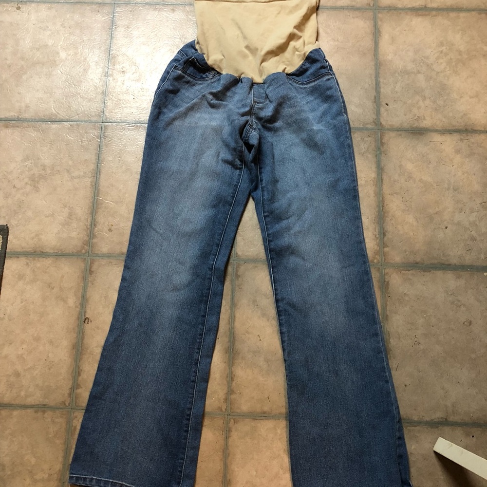 Indigo blue sz Medium maternity jeans